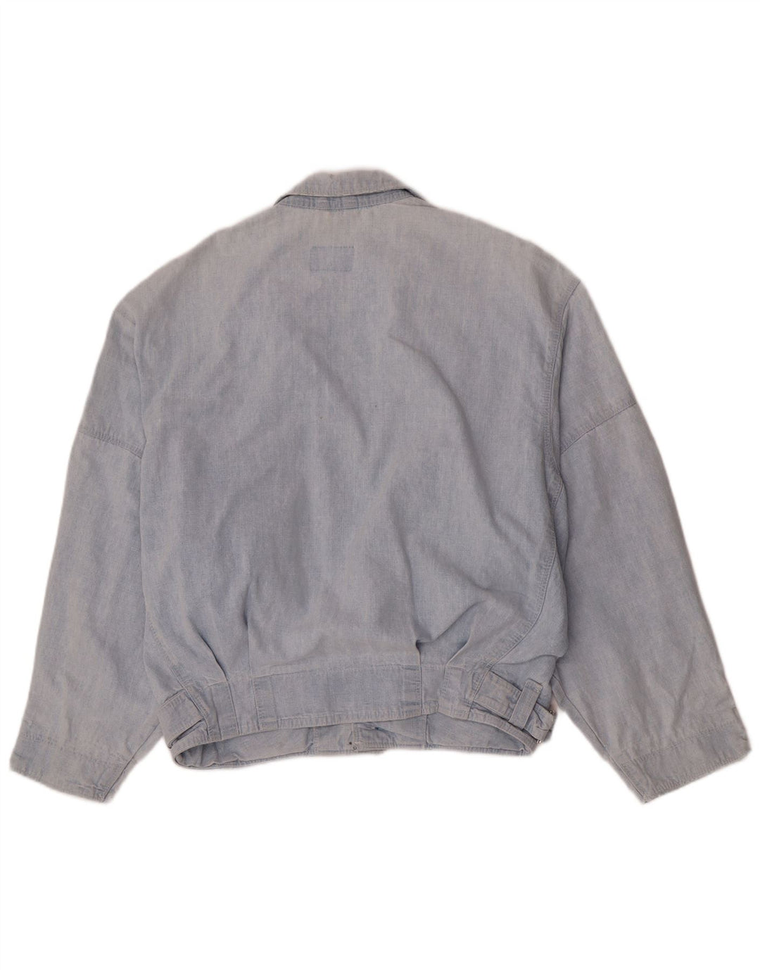Vintage Herren Bomber Jeansjacke UK 36 Small Blue