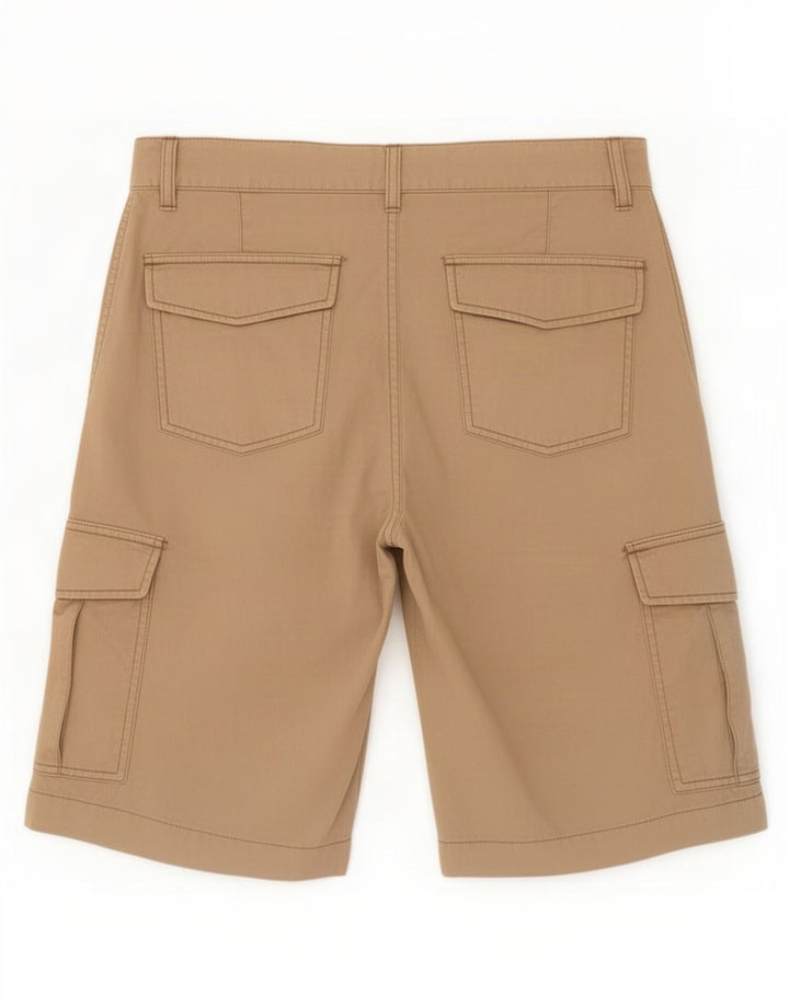 Dack's Herren-Cargoshorts IT 48 Medium W30 Beige Baumwolle
