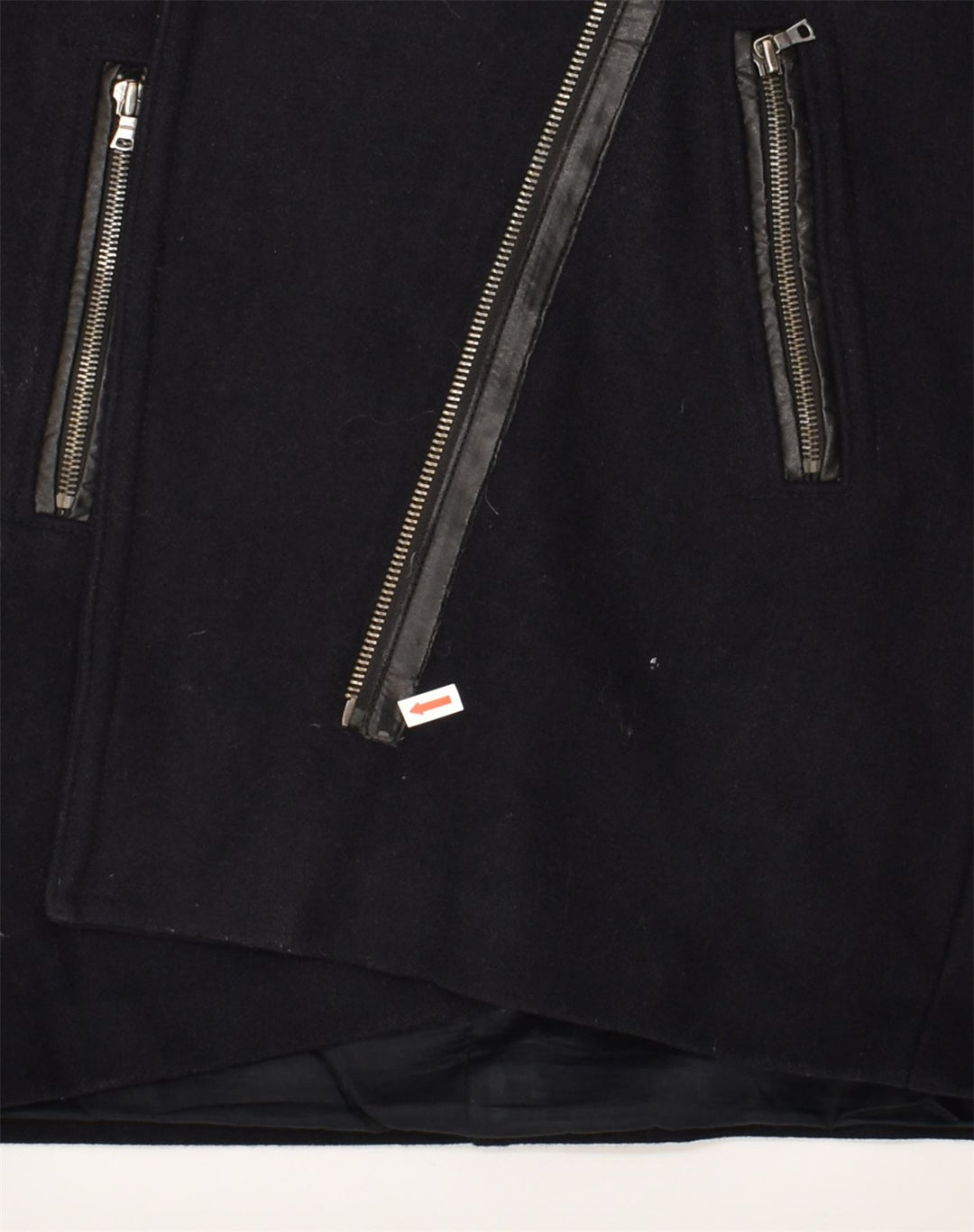 GAP Womens Overcoat UK 10 Small Navy Blue Wool | Vintage Gap | Thrift | Second-Hand Gap | Used Clothing | Messina Hembry 