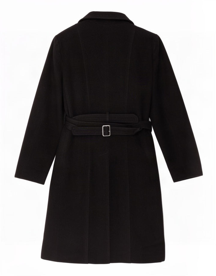 Marks & Spencer Damenmantel UK 14 Mittelschwarze Wolle