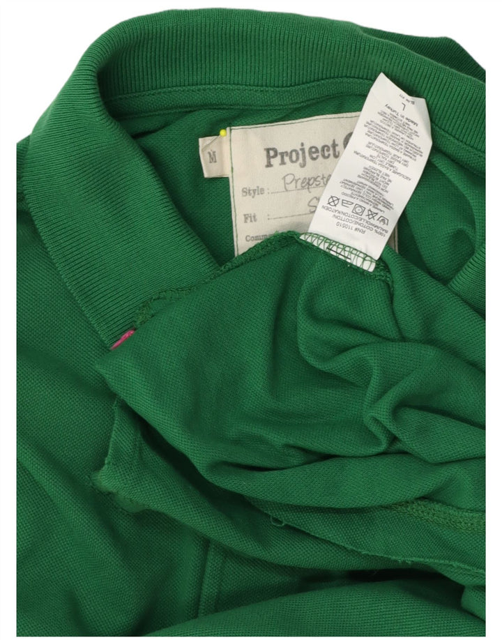 Project Herren-Poloshirt aus mittelgrüner Baumwolle