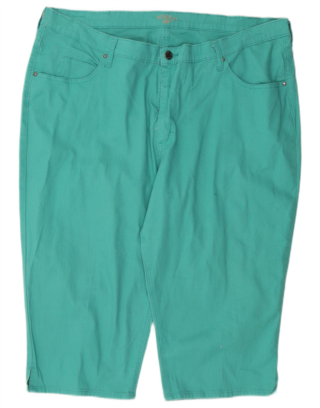 Lee Damen Riders Caprihose W44 L18 Türkis