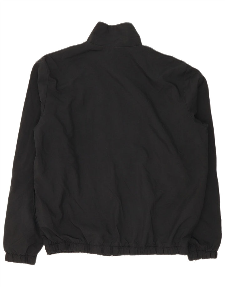 Nike Herren-Trainingsanzugoberteil, XL, schwarzes Farbblock-Polyester