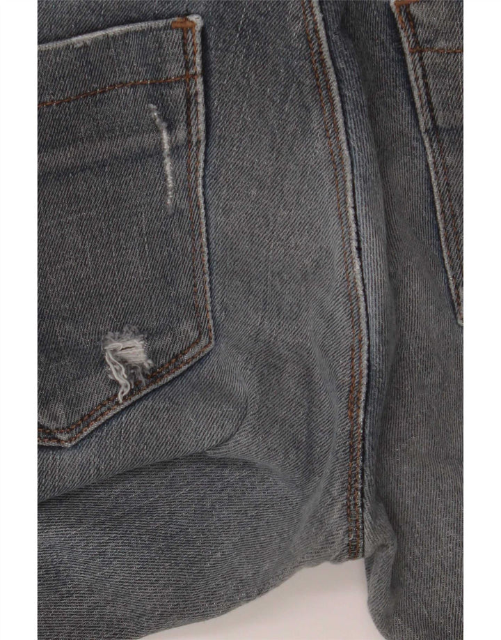 Zara Damen Schlagjeans EU 36 XS W26 L30 Blau
