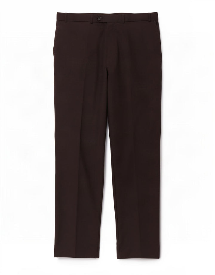 Gerade Herren-Anzughose von Marks & Spencer, W40, L31, schwarze Wolle