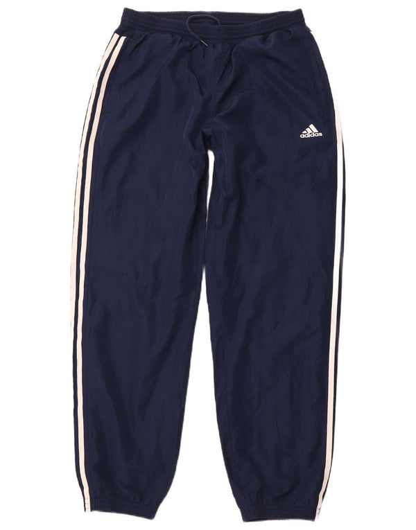ADIDAS Damen-Trainingshose, Jogginghose, Mittel, Marineblau, Polyester, Sport