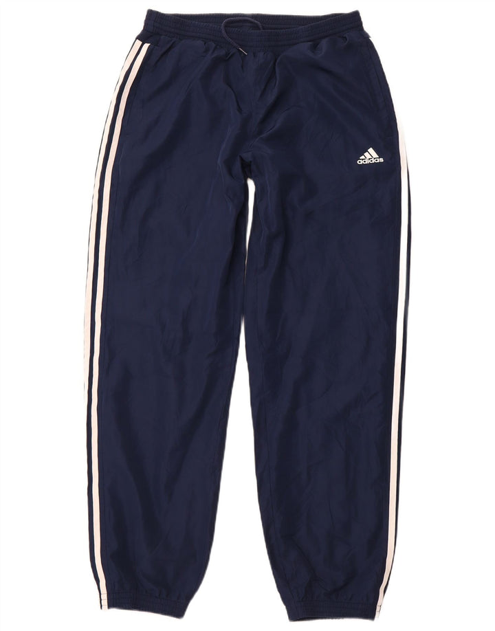 ADIDAS Damen-Trainingshose, Jogginghose, Mittel, Marineblau, Polyester, Sport