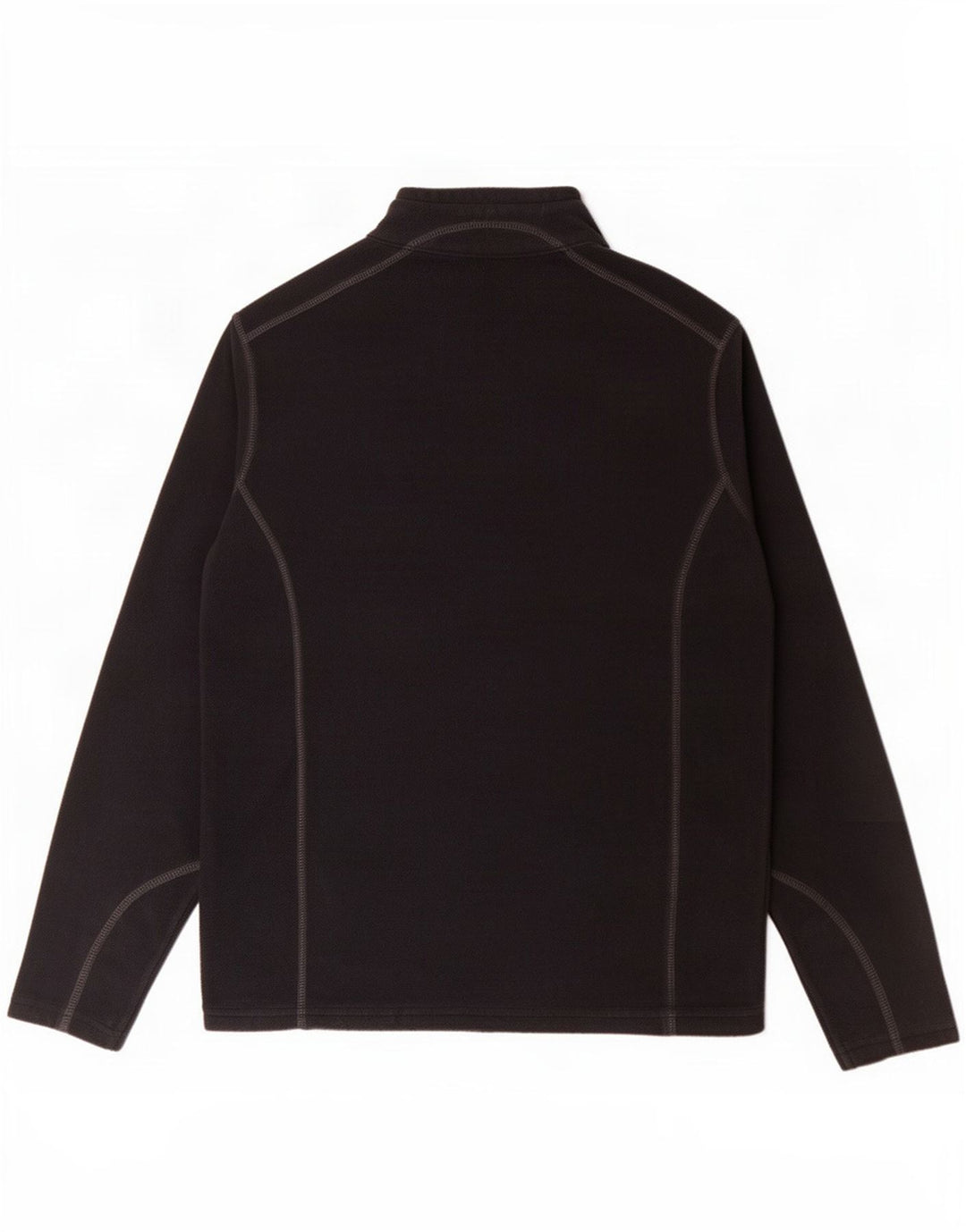 Columbia Herren-Fleecepullover mit Reißverschluss am Hals, Mittelschwarzes Polyester