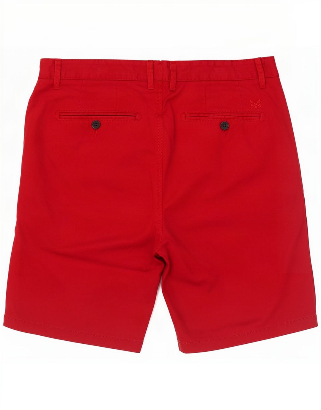 Crew Clothing Herren-Chinoshorts W36, Größe L, Rot, Baumwolle
