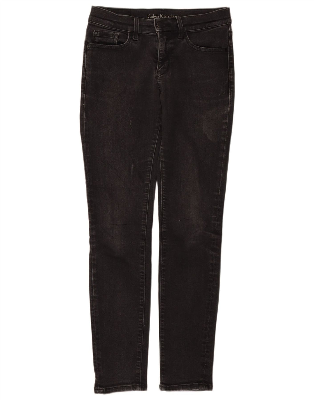 CALVIN KLEIN Damen Skinny Jeans W26 L29 Schwarz