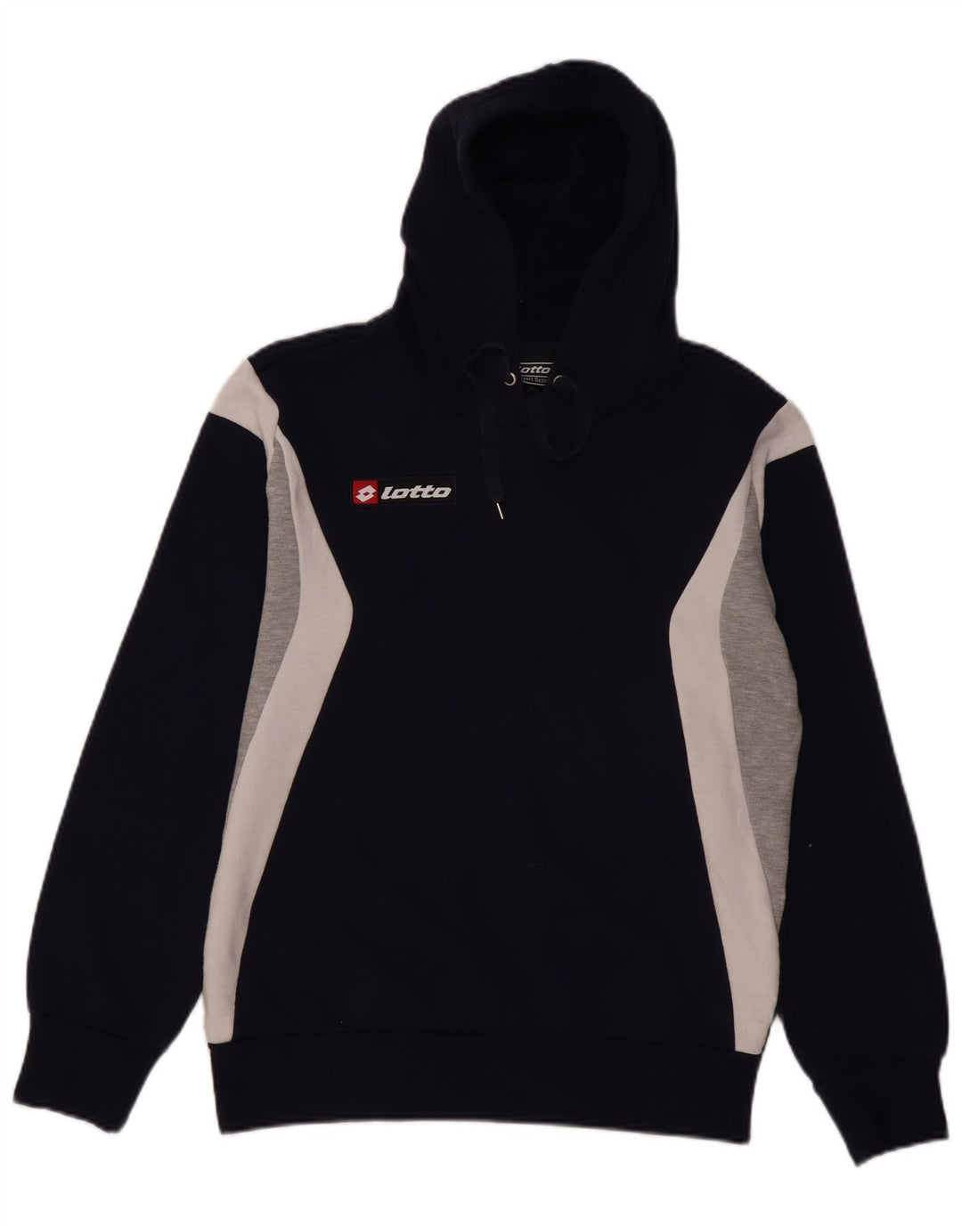 LOTTO Herren-Kapuzenpullover, groß, Marineblau, Farbblock