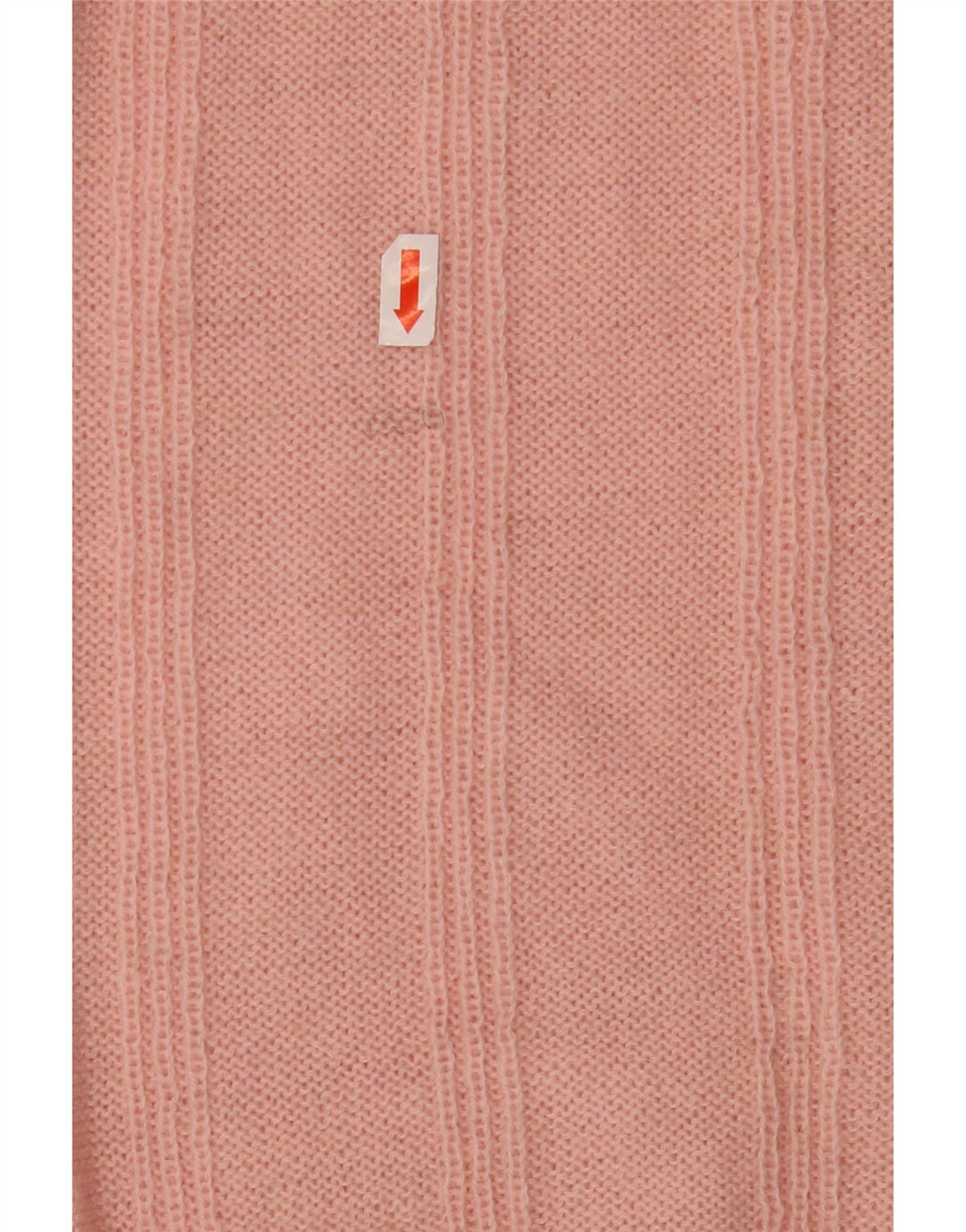 VINTAGE Damen Pullover mit V-Ausschnitt UK 18 XL Rosa