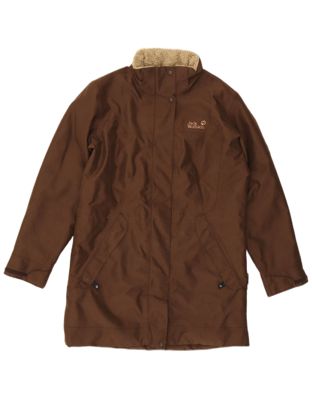 Jack Wolfskin Damen Sherpa Windjacke UK 12/14 Mittelbraun