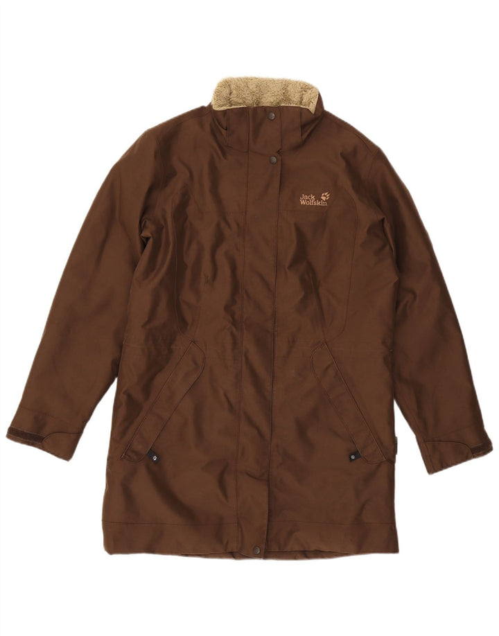Jack Wolfskin Damen Sherpa Windjacke UK 12/14 Mittelbraun