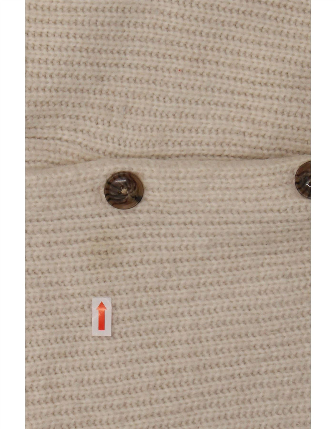 FAT FACE Damen-Cardigan, übergroß, bauchfrei, Gr. 10, Größe S, Weiß, Nylon