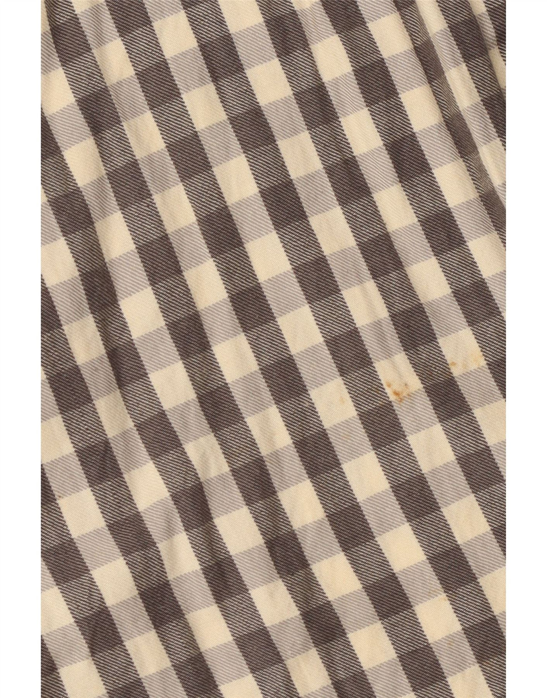 Superdry Herren-Flanellhemd, kleine graue Gingham-Baumwolle