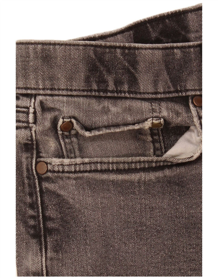 Marks & Spencer Herren Straight Jeans W38 L31 Schwarze Baumwolle