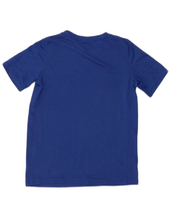 Nike Dri Fit Grafik-T-Shirt für Jungen, 9–10 Jahre, blaues Polyester