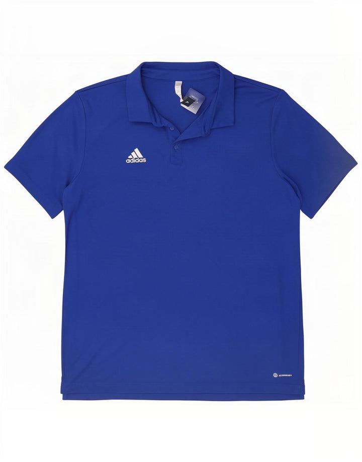 Adidas Herren Aeroready Poloshirt 2XL Blau Polyester