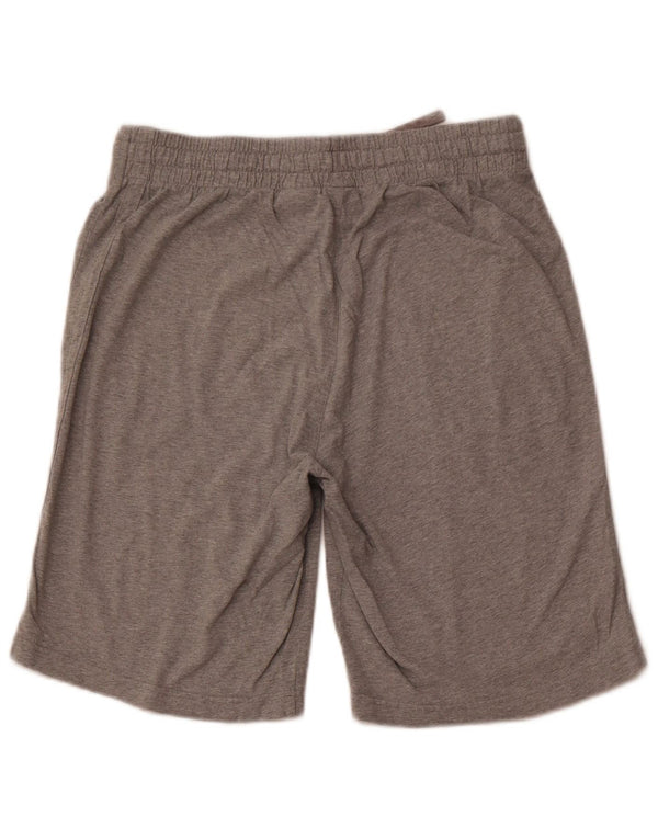 NIKE Herren-Sportshorts aus mittelgrauer Baumwolle