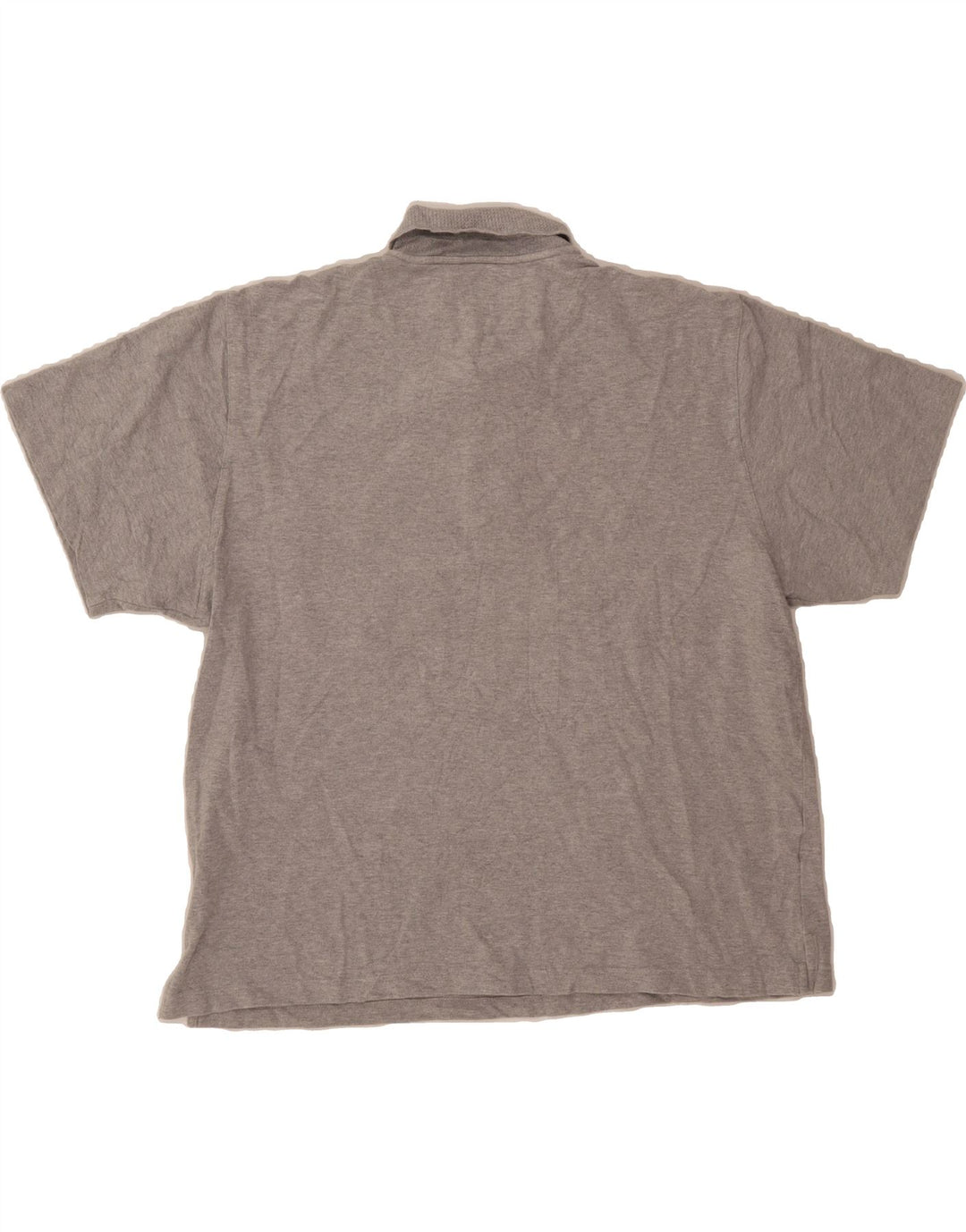 SLAM Mens Polo Shirt Large Grey Cotton Vintage Slam and Second-Hand Slam from Messina Hembry 