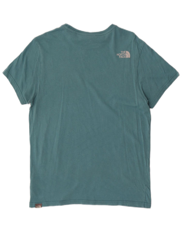 The North Face Mens T-Shirt Top Small Blue Cotton
