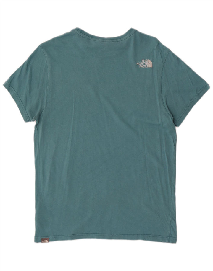 The North Face Herren T-Shirt Top Small Blau Baumwolle