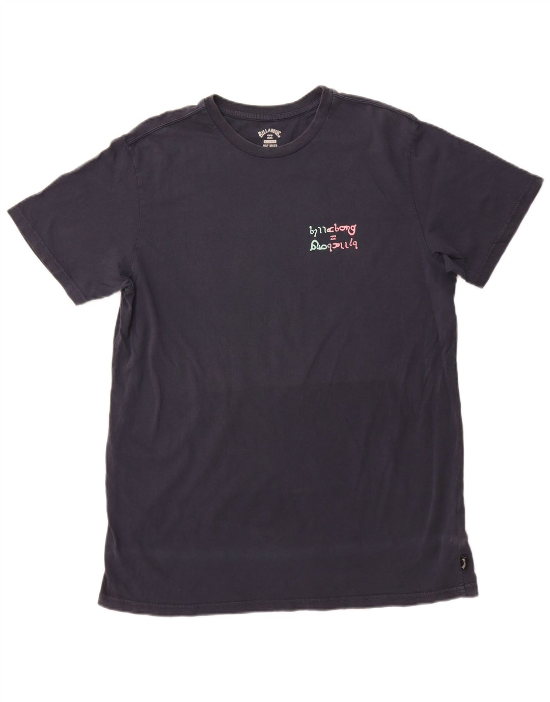 BILLABONG Herren Grafik T-Shirt Top XL Marineblau Baumwolle