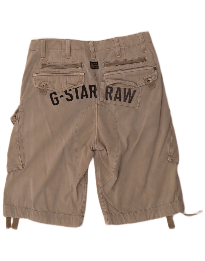 G-STAR Herren 3301 Graphic Cargo Shorts W32 Mittelgrau