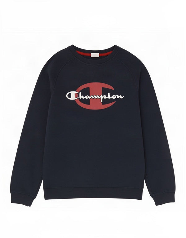Champion Jungen-Sweatshirt-Pullover, 13–14 Jahre, XL, Marineblau, Farbblock-Sport