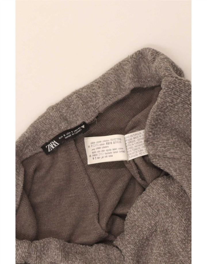 Zara Damen-Trainingshose, Größe S, Größe S, Grau, Polyester