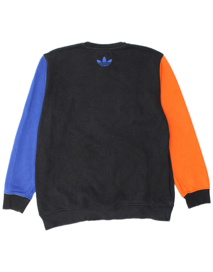 ADIDAS Herren New York Knicks Sweatshirt Pullover XL Mehrfarbiger Farbblock