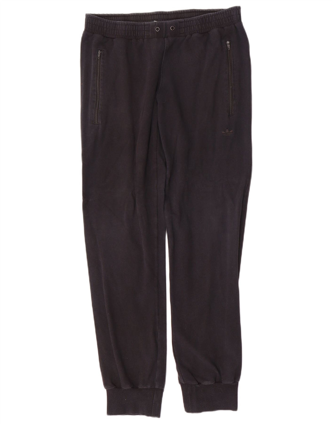 Adidas Herren Trainingshose Jogger Größe 38 Medium Schwarz Baumwolle