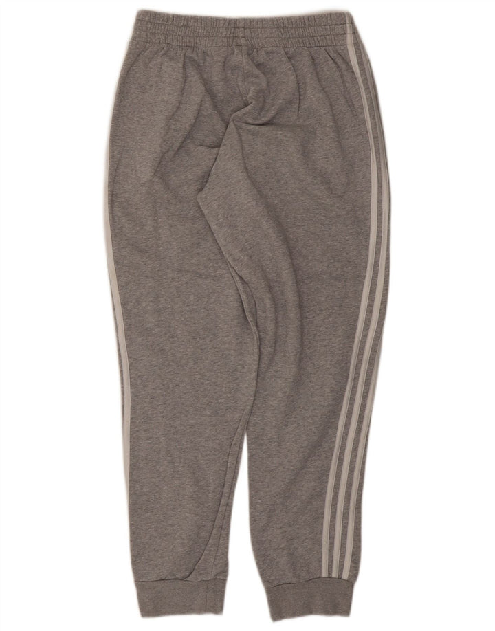 Adidas Herren-Trainingshose, Jogginghose, mittelgrau meliert