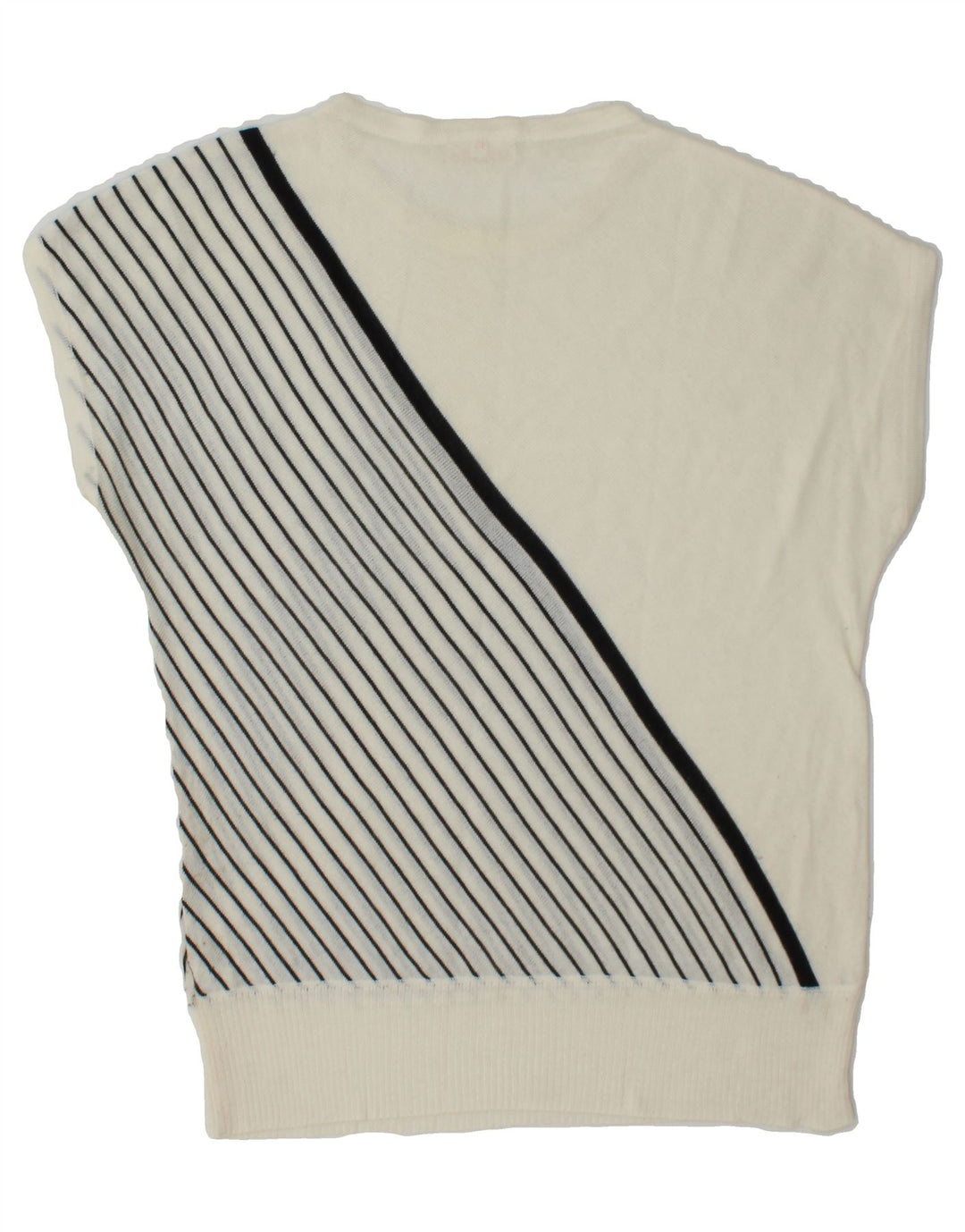 ANNABELLE LONDON Womens Crew Neck Jumper Sweater IT 42 Medium Off White Vintage Annabelle London and Second-Hand Annabelle London from Messina Hembry 