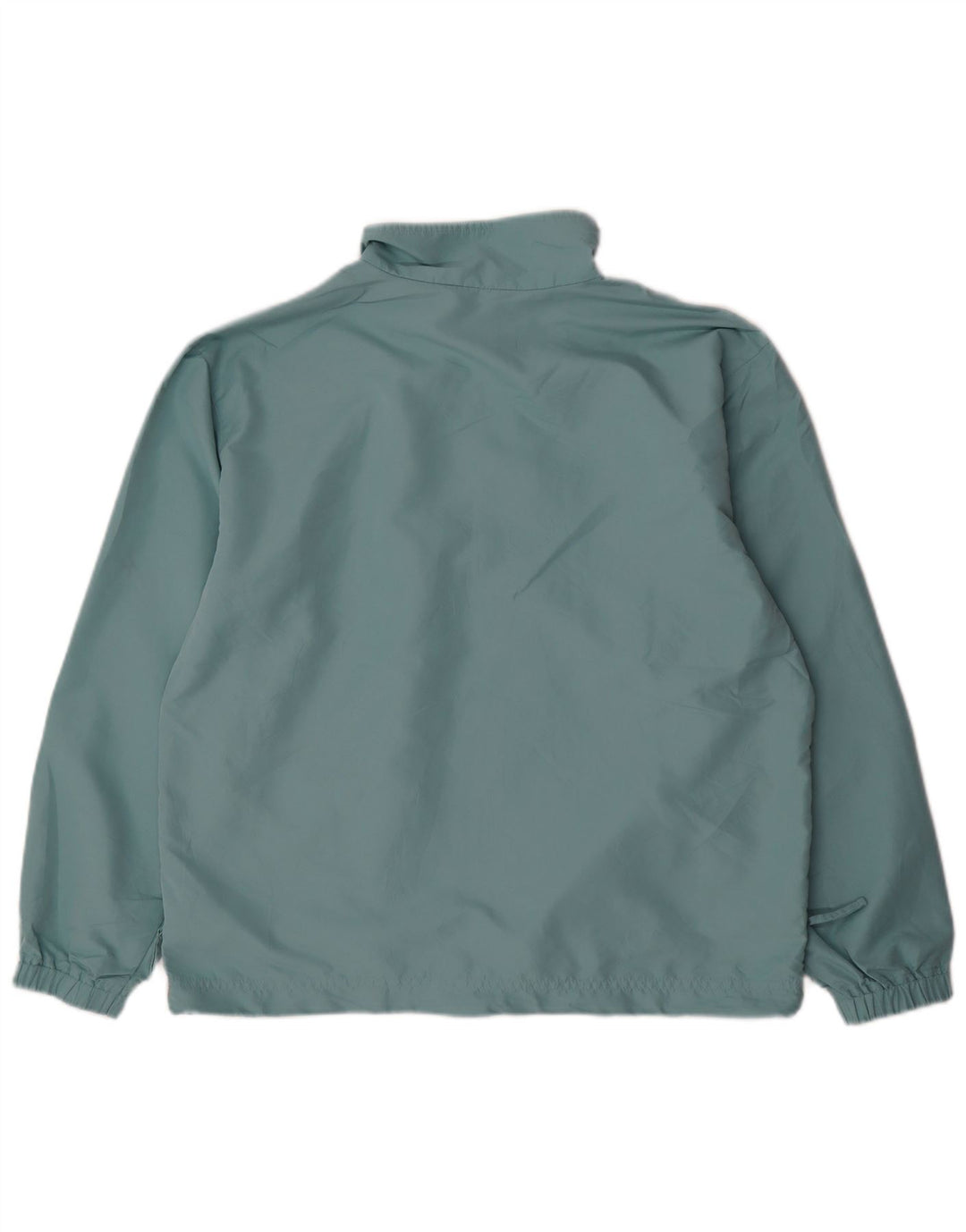 IZOD Herren-Pullover-Trainingsanzugoberteil mit Reißverschluss am Hals, mittelblaues Polyester