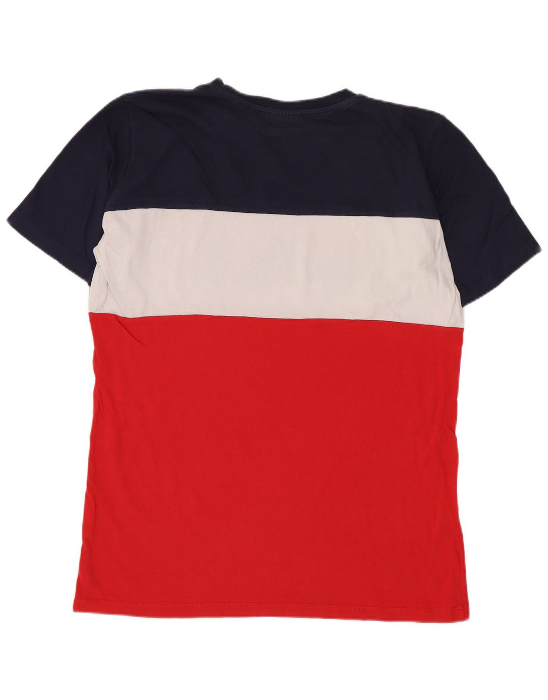 Fila T-Shirt mit Grafik für Jungen, 15–16 Jahre, rotes Farbblockdesign
