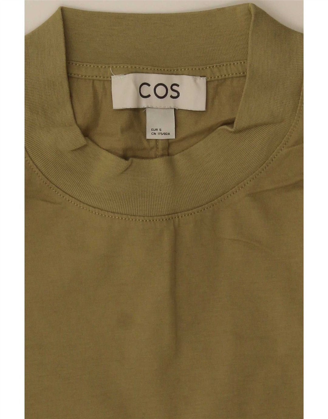 Cos Herren T-Shirt Top Small Khaki