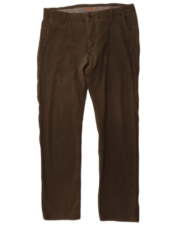 DOCKERS Slim Chino-Hose für Herren, W34, L32, Khaki, Baumwolle