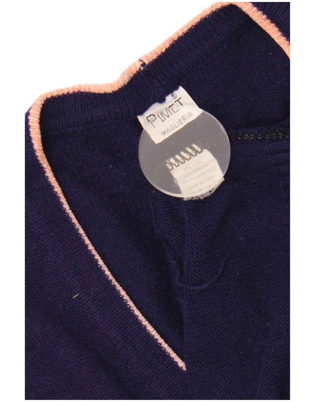 PIMET MAGLIERA Damen-Cardigan mit Grafik, UK 18, XL, Marineblau mit Blumenmuster