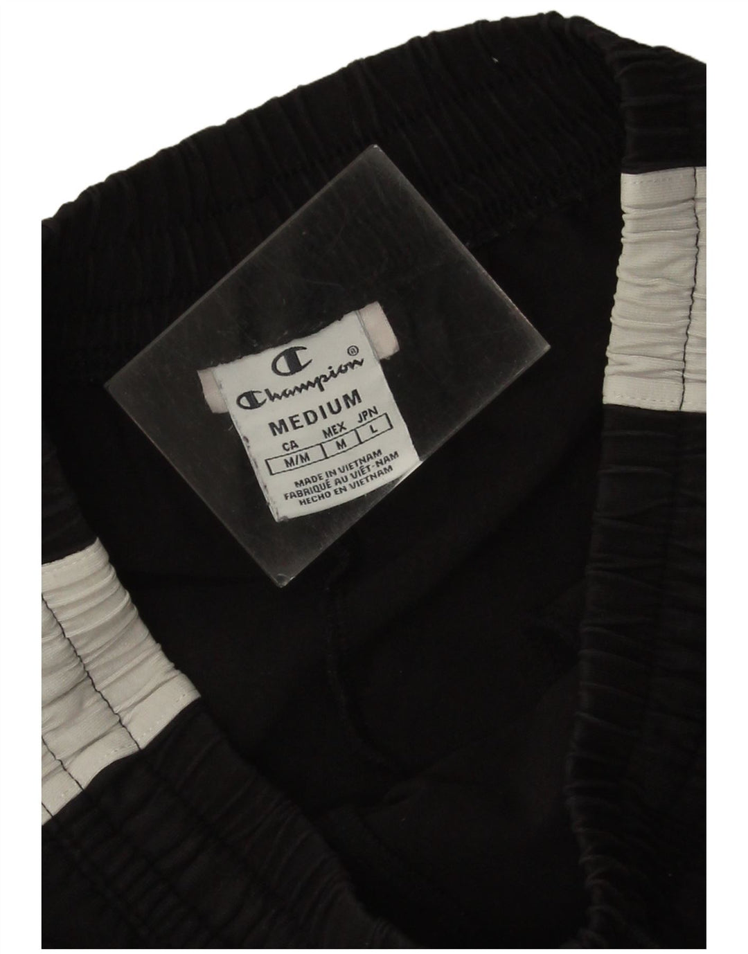 Champion Womens Graphic Sport Shorts UK 12 Mittelschwarz Farbblock