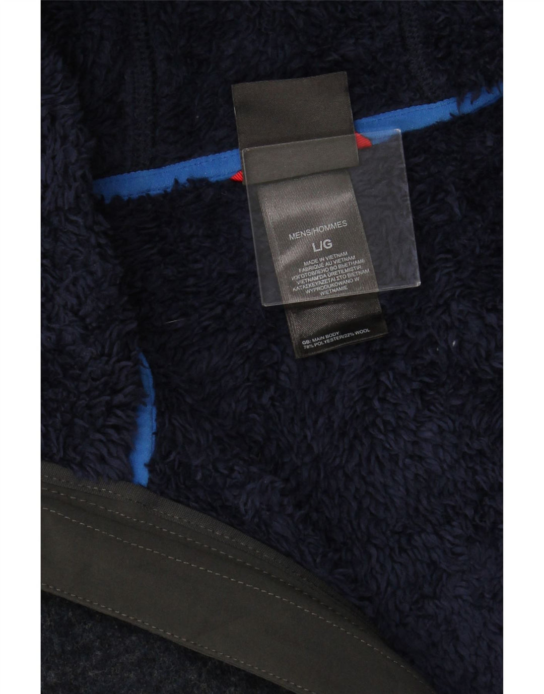 THE NORTH FACE Herren-Strickjacke mit Kapuze, groß, marineblau, Polyester