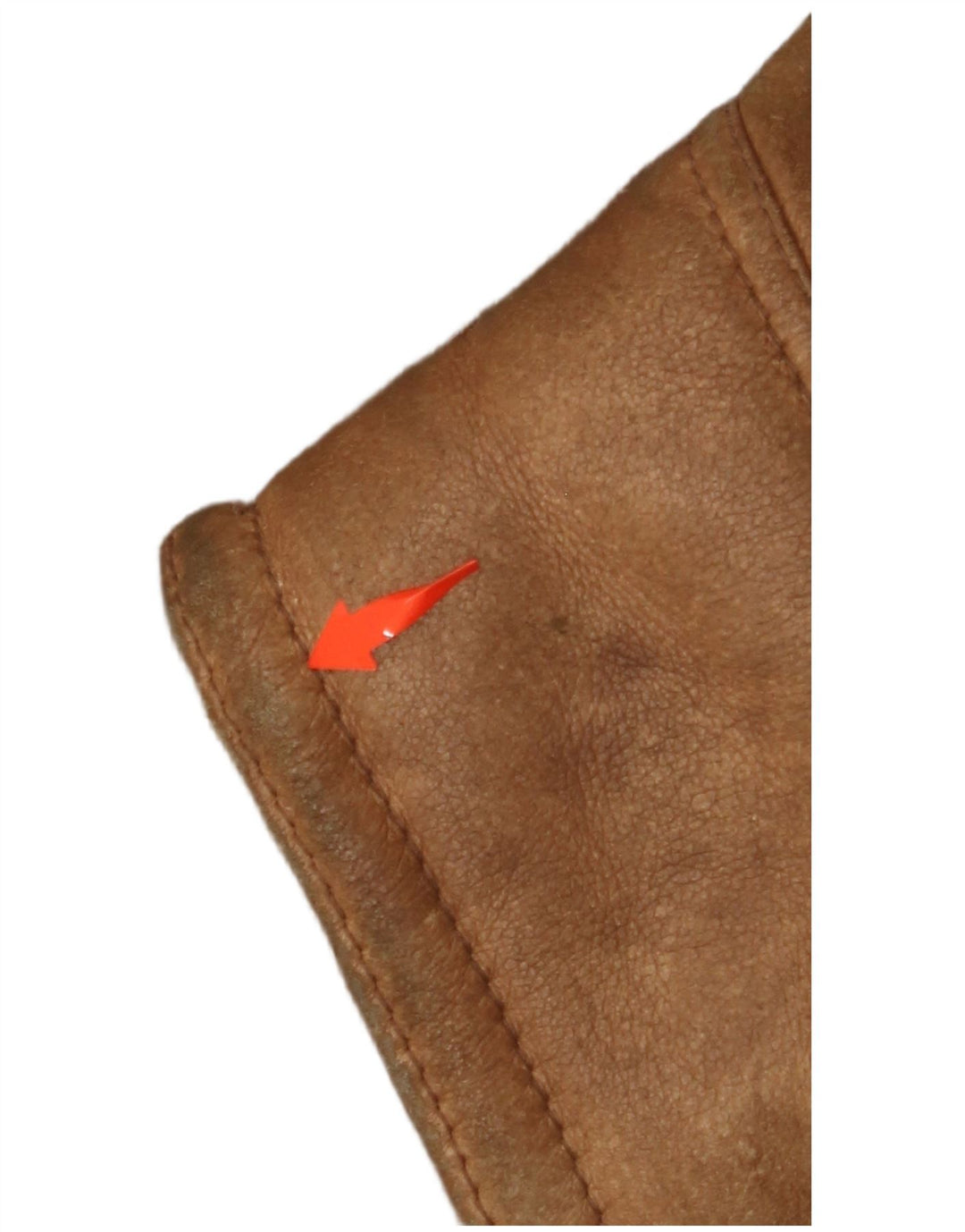 VINTAGE Herren Shearling Jacke UK 36 Kleines braunes Shearling