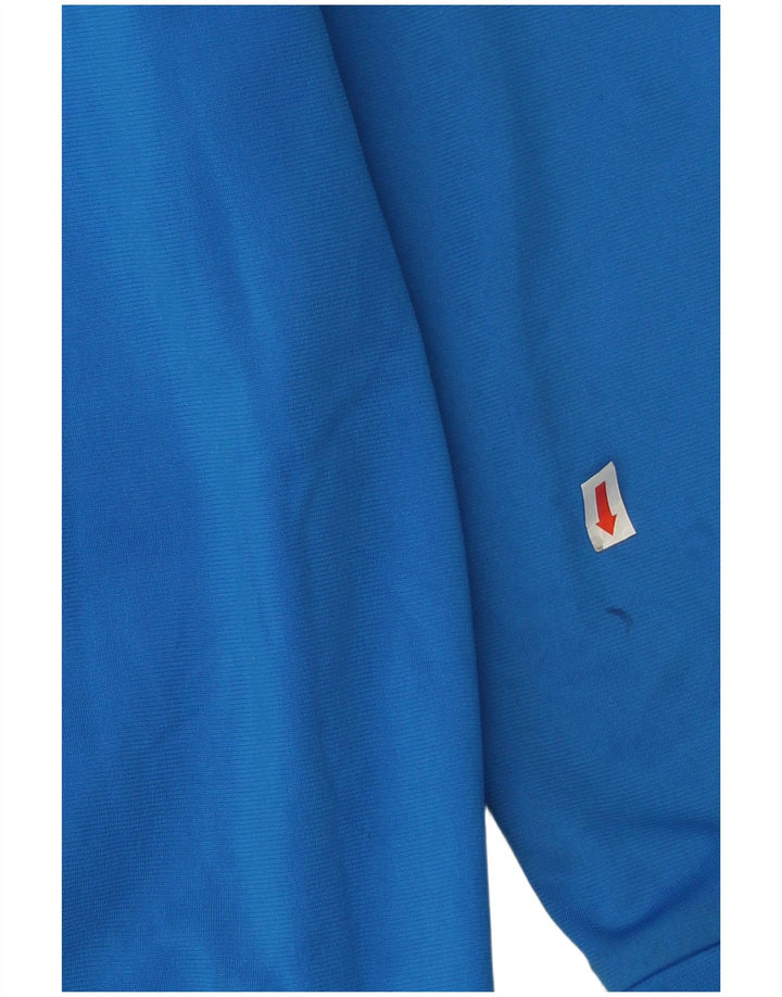 Puma Jungen Grafik-Trainingsanzug-Top-Jacke, 13–14 Jahre, blaues Farbblockdesign