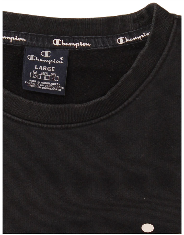 CHAMPION Herren-Sweatshirt mit Grafik, groß, marineblau, Baumwolle