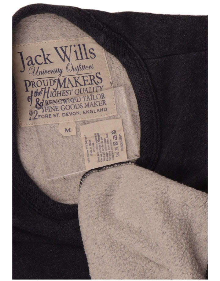 Jack Wills Herren-Sweatshirt mit Grafik, mittelgroß, marineblau, Baumwolle