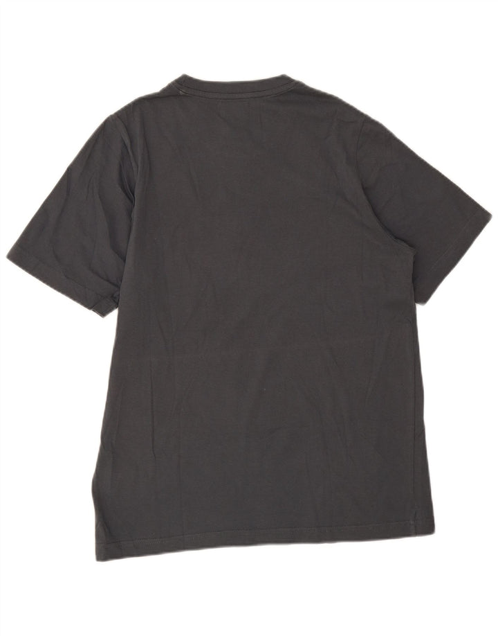Kappa Herren-T-Shirt mit Grafik, Größe S, graue Baumwolle