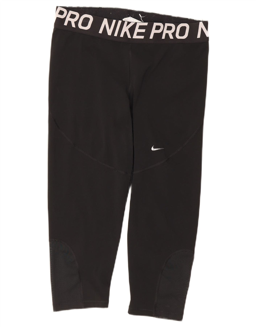 Nike Damen Dri Fit Capri Leggings UK 18 XL Schwarz Polyester