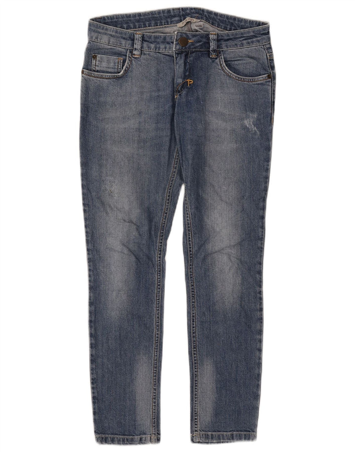 Pinko Damen Slim Jeans W28 L27 Blaue Baumwolle