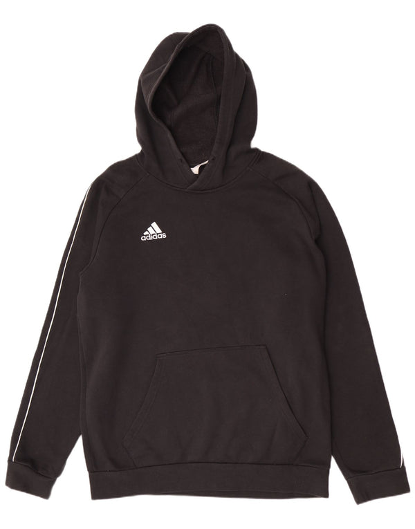 Adidas Herren Kapuzenpullover, groß, aus schwarzer Baumwolle